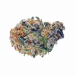 Fleur CBD Dark Devil bud macro sombre