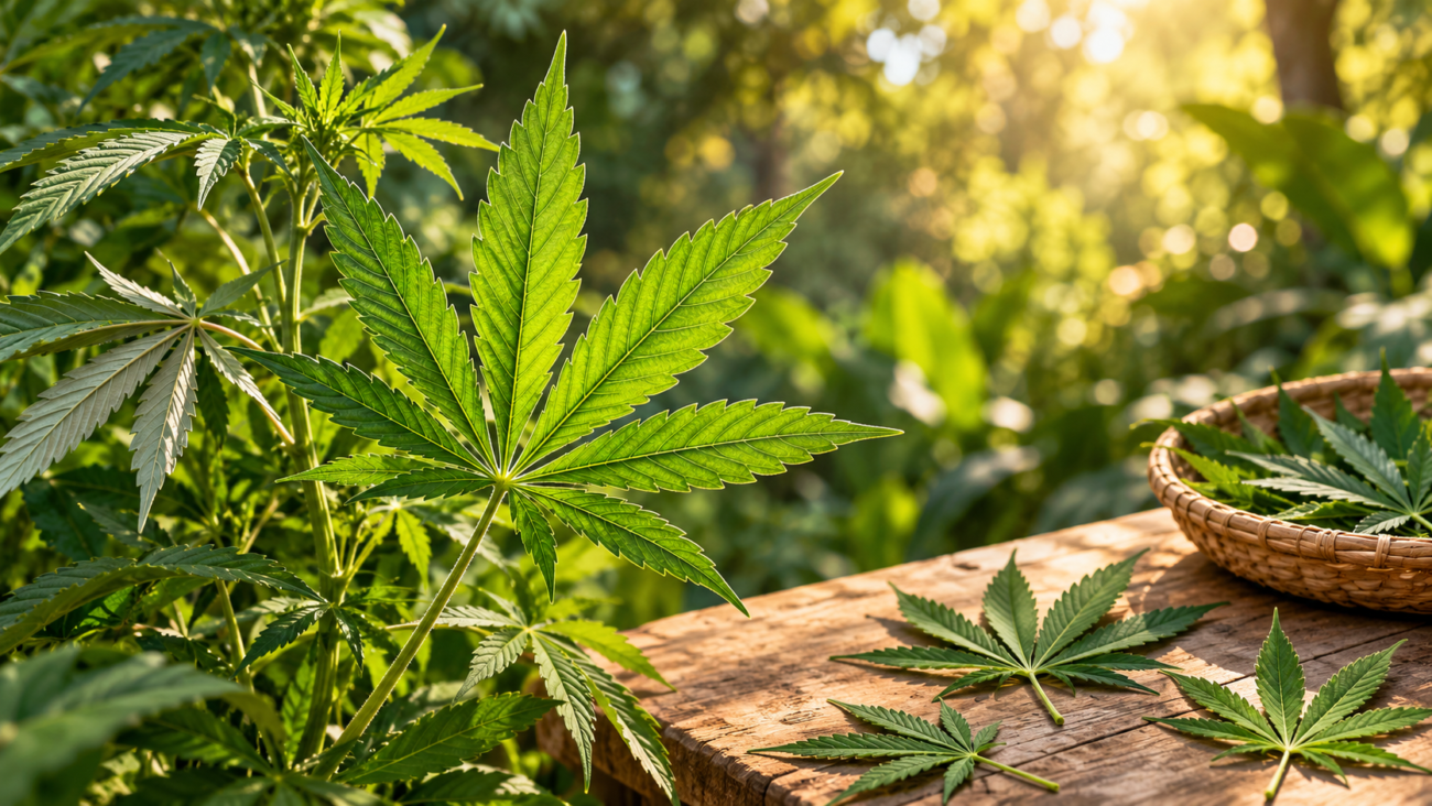 Feuilles de cannabis