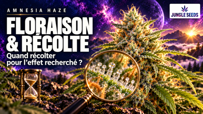 Floraison de l'Amnesia Haze