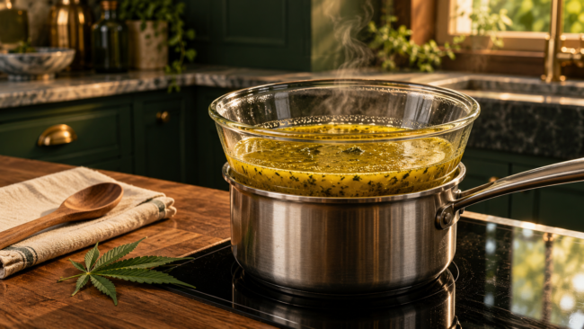 l’infusion lente au bain-marie